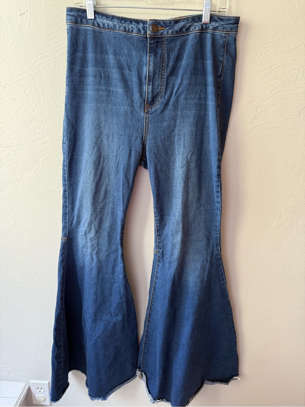 Free People 31 Bell Bottom Flare Jeans 70s Hippie Festival Halloween